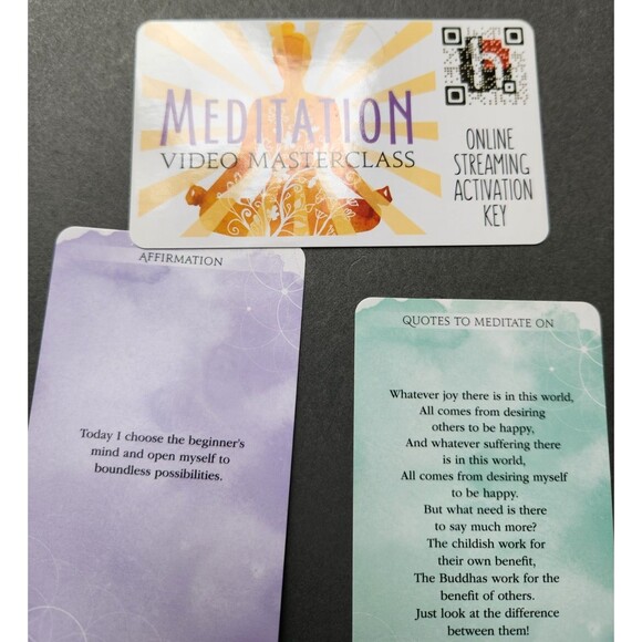 Gypsy Fortunes Book Card Pack Book Set Meditation Affirmation Cards Mindfulness - Picture 16 of 16